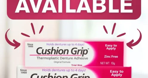Cushion Grip™ Denture Adhesive
