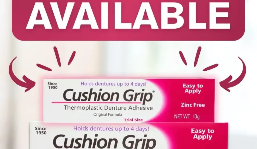 Cushion Grip™ Denture Adhesive